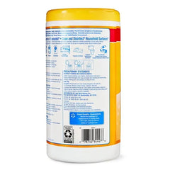 Great Value Disinfecting Wipes – Lemon, 75 Count