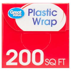 Great Value Plastic Wrap – 200 Sq Ft