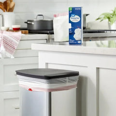 Great Value Strong Flex Tall Kitchen Drawstring Bags – 13 Gallon, 20 Count