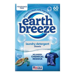 Earth Breeze Hypoallergenic Laundry Detergent Sheets – 60 Loads
