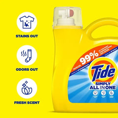 Tide Simply Laundry Detergent – Refreshing Breeze, 117 fl oz
